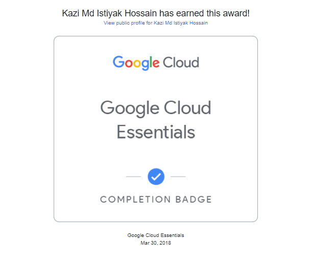 Google-Cloud-Essentials_Google_Cloud_Skills-Boost- istiyak hossain